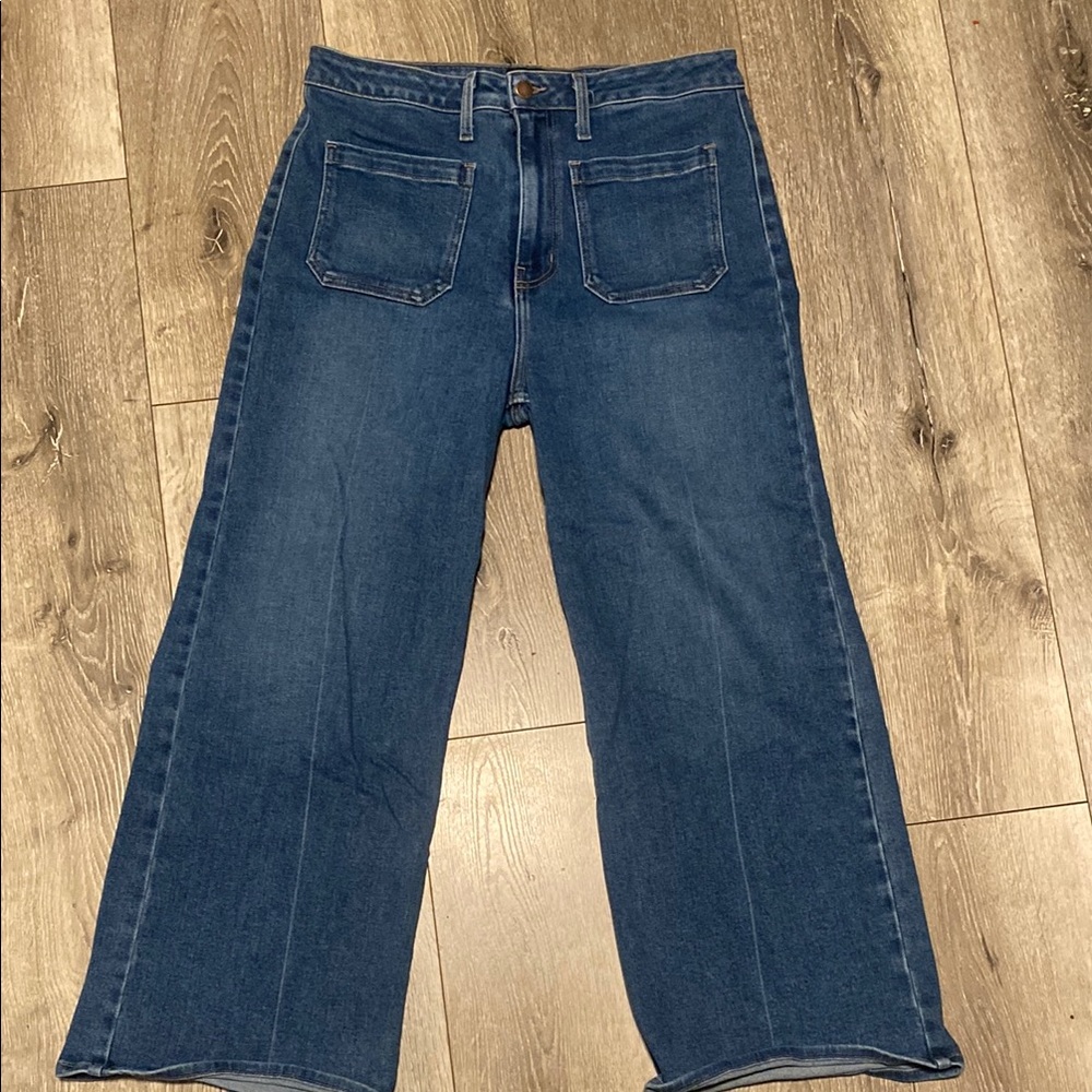 Women's cropped Wide-Leg Jeans